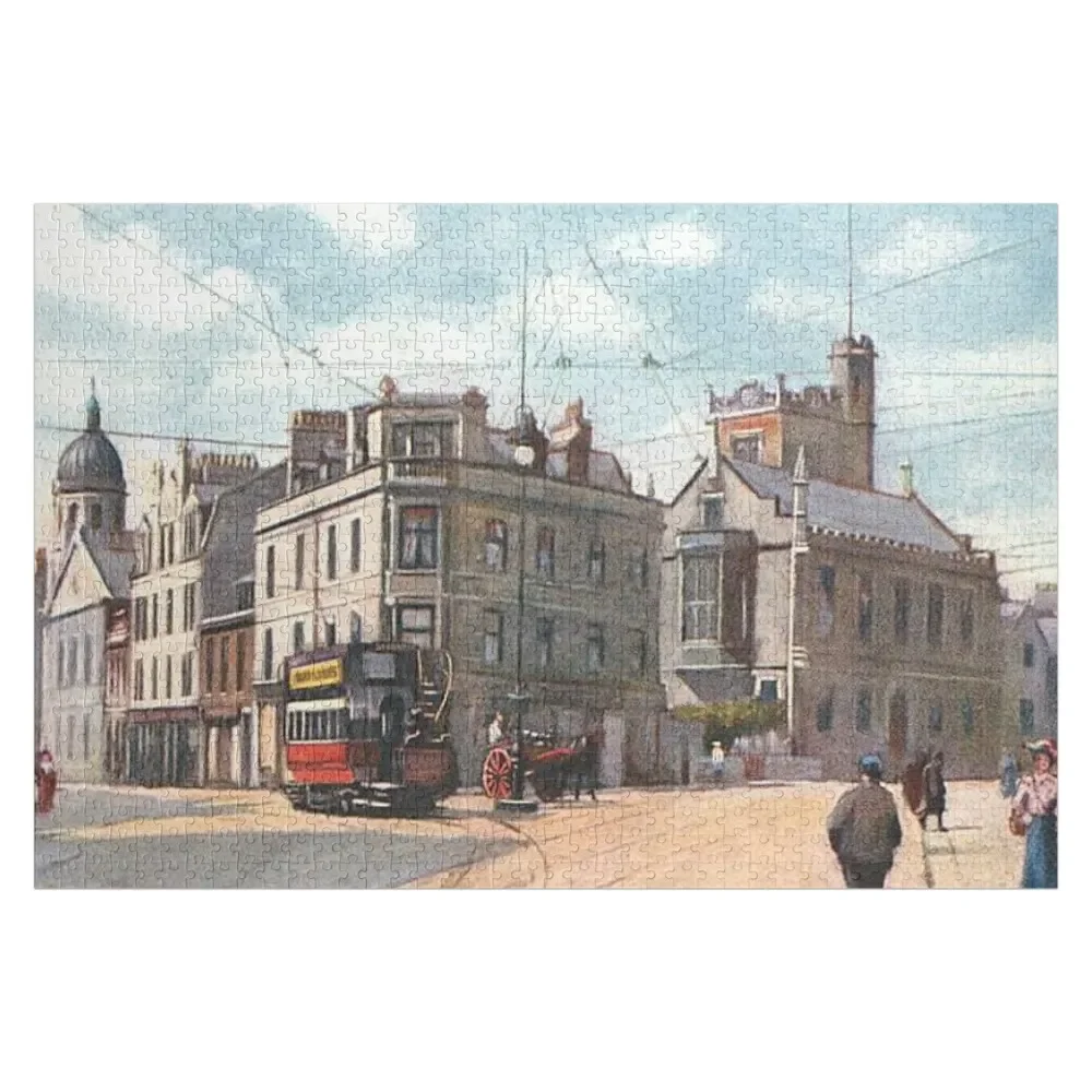 

Vintage Illustration of the top of Union Street, Aberdeen Jigsaw Puzzle Personalised Toys Puzzle