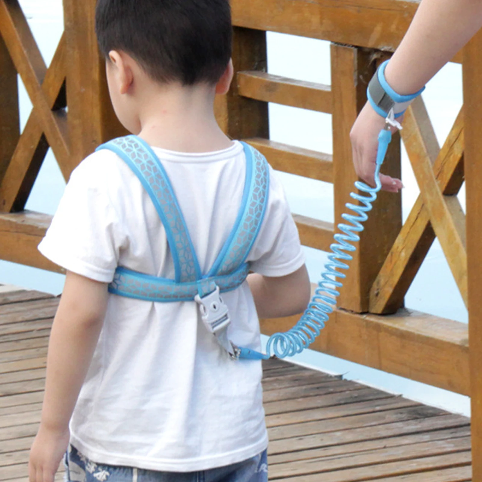 Toddler Leash Safety Harness Dual-Use Outdoor Walking Hand Belt Anti-lost Wristband Kids Safety Learning Walk Accessories