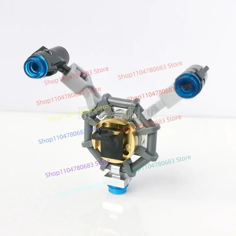 

Конструктор MOC: Миниатюрные аксессуары для кукол, бронированный лазерный пистолет-бластер, коллекционные украшения, праздничный подарок