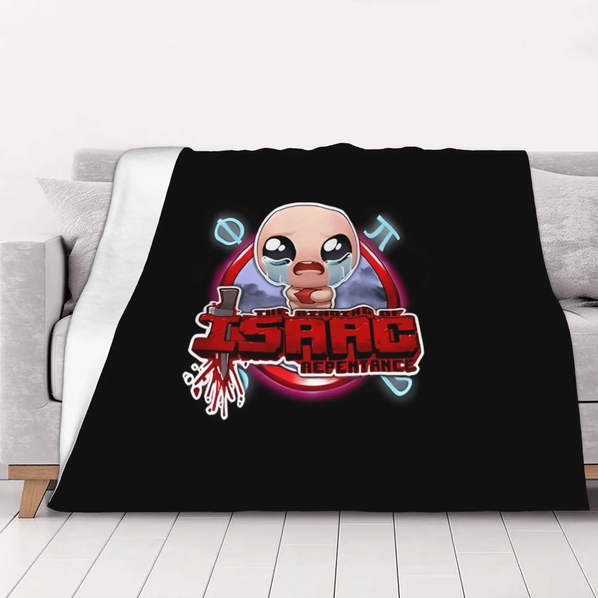 1PC home Cutecore friendly The Binding Of Isaac Rebirth Blanket Super Cosy Plush Home Living Room Sofa halloween