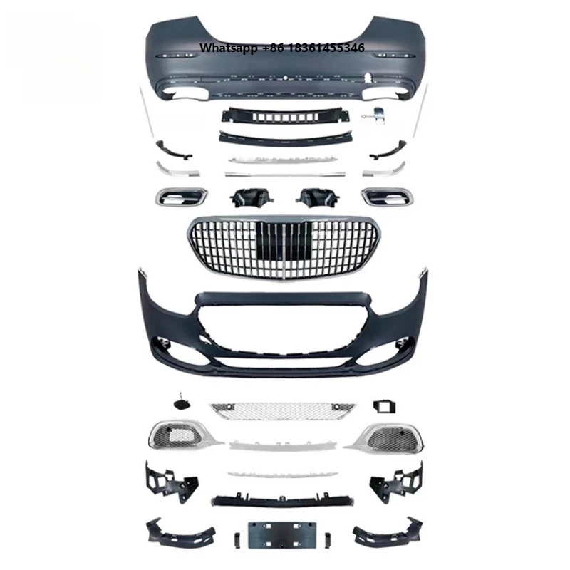 

2021Car Accessories for Facelift to MBH Style Front Rear Car Bumper Body Kit