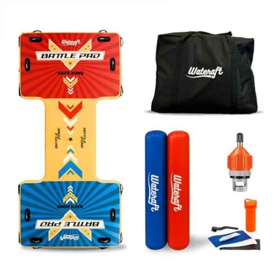 

Надувной плавающий плот для бассейна из прочного ПВХ, синий цвет, легко надувается и хранится, со встроенной ручкой