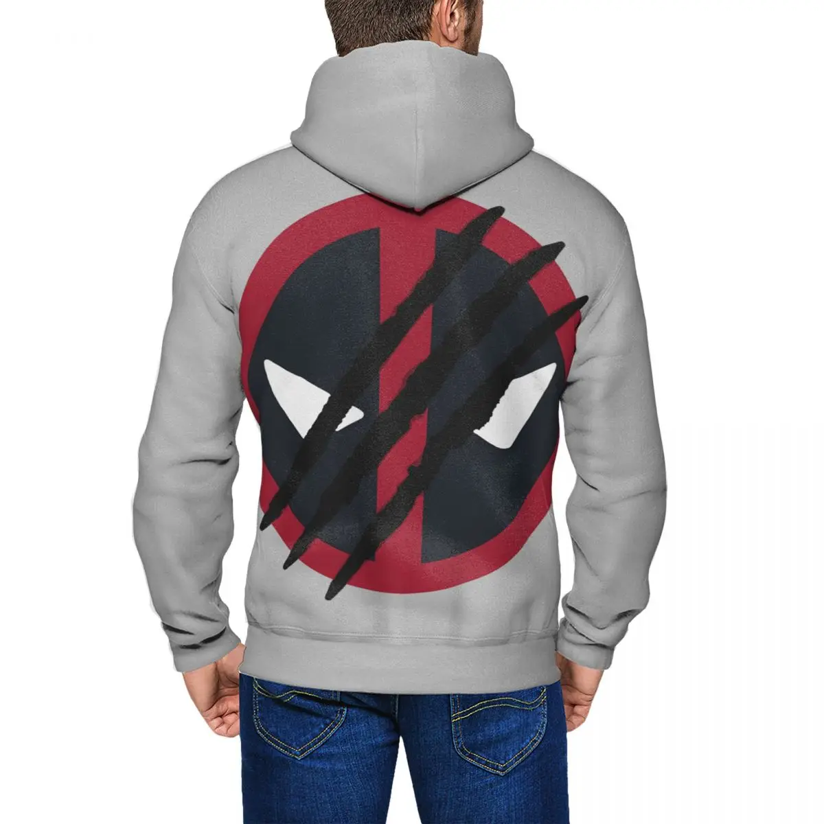 Sweat à capuche Disney Marvel pour homme, autocollant Deadpool et Wolverine Icon, film Deadpool et Wolverine Sweats à capuche vintage, vêtements, nouvelle collection