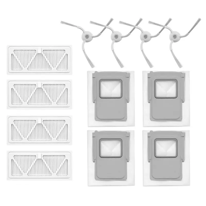 N92R For DJI ROMO S, ROMO A, ROMO P Replacement Kit Includes Side Brush Filter Dust Bag Robot Vacuum Cleaner Parts Accessories