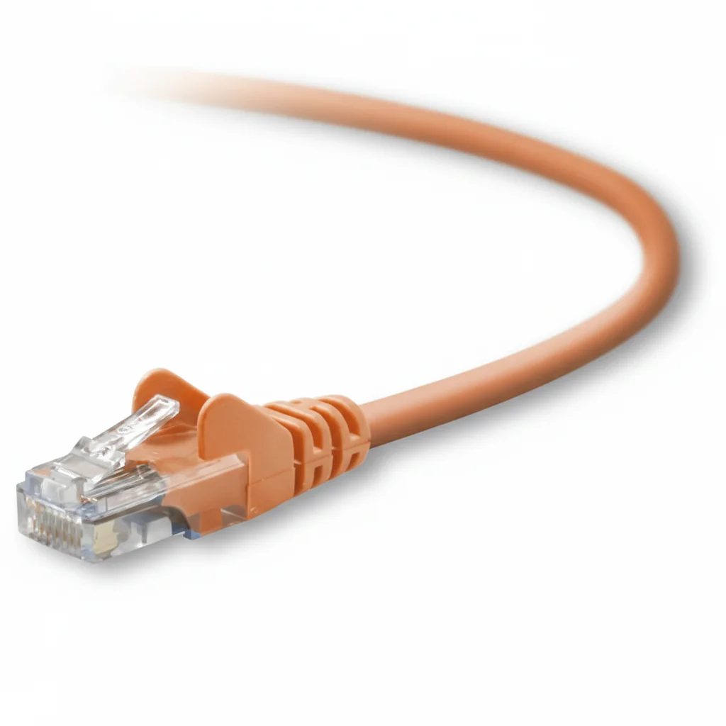 

Belkin A3L791-07-ORG-S 7-feet CAT5e Ethernet Network Patch Cable - Orange - RJ-45 Male to RJ-45 Male