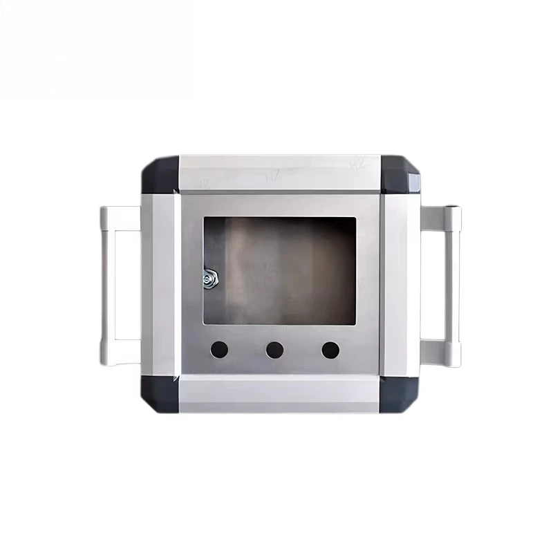 140-210Mm Deep Aluminum Alloy Front Door Control Box IP54 Silver Grey Cantilever