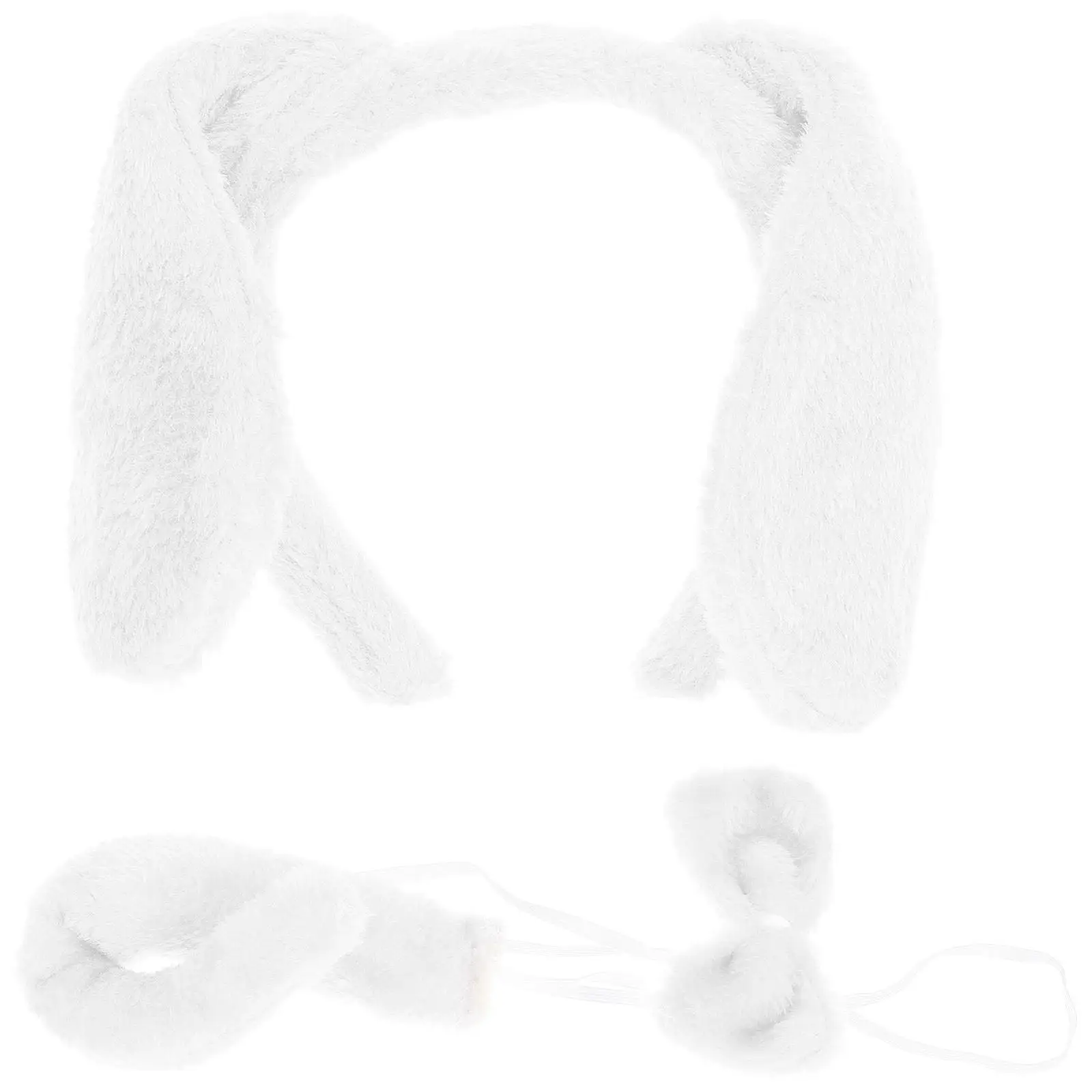 

Headbands Animal Ears Headgear Cosplay Kids Costume Props Fabric Plush Bow Tie Child