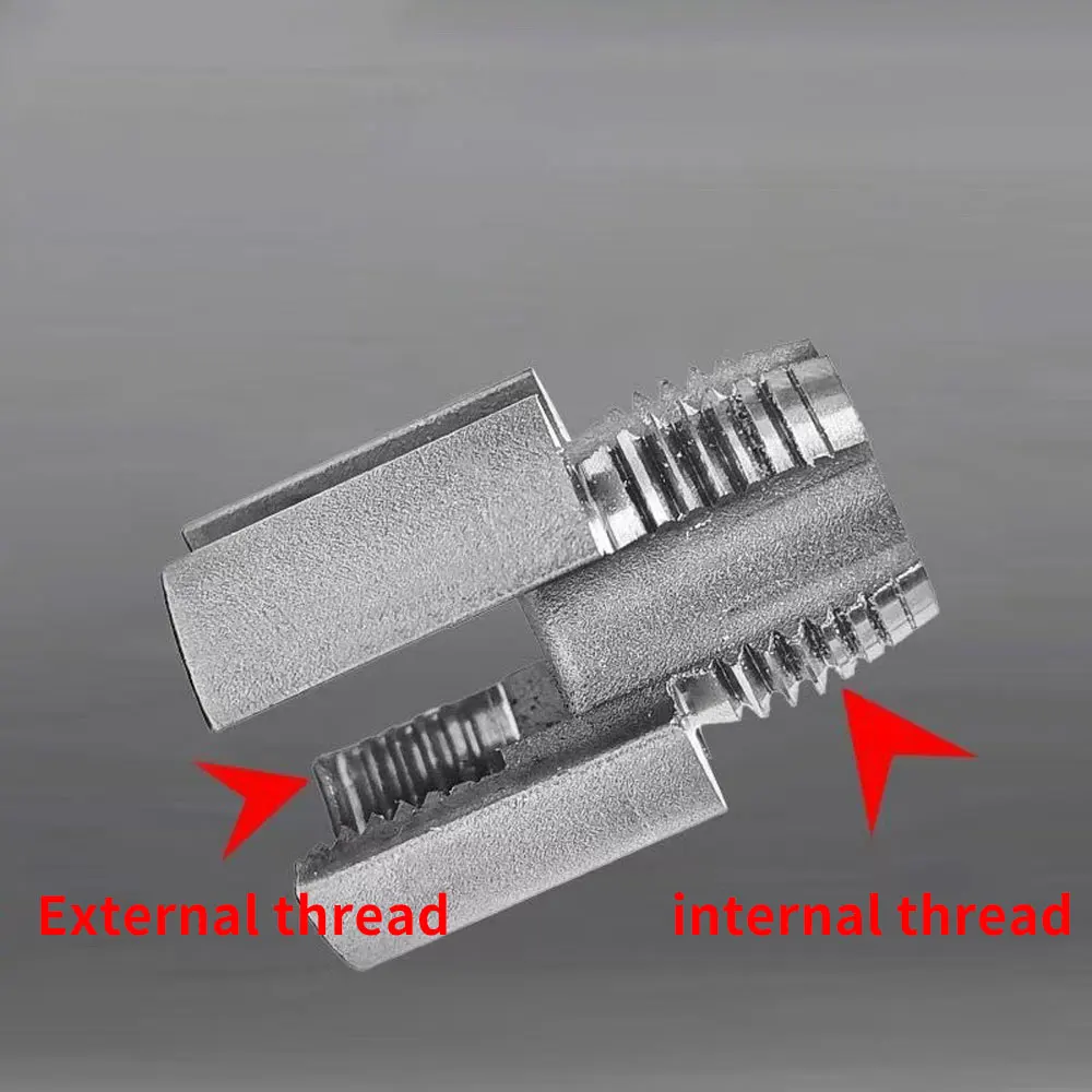 Ferramenta de rosqueamento de tubo de rosca interna e externa integrada para tubos PPR de 1/2 e 3/4 polegadas, com torneiras e matrizes para corte de rosca
