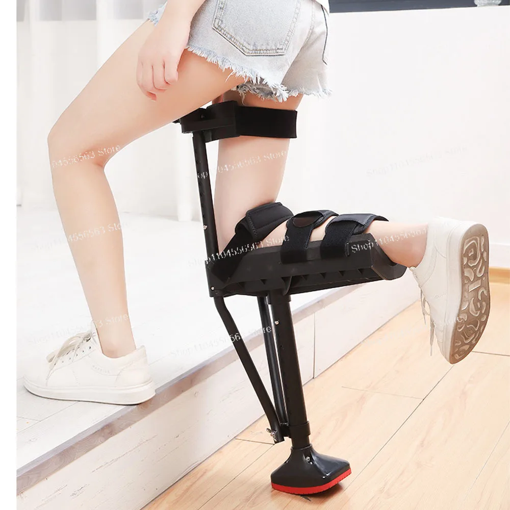 Hands-Free Telescoping Knee Walker - Support-Free Single-Leg Mobility Aid for Assisted Walking & Injury Recovery