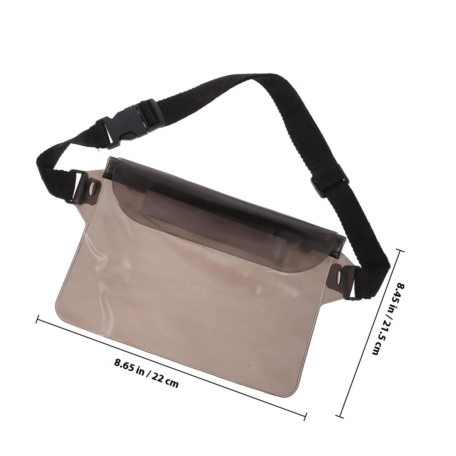 2 pezzi custodia per telefono impermeabile borsa in PVC cintura da corsa regolabile per pesca nuoto campeggio spiaggia uso esterno