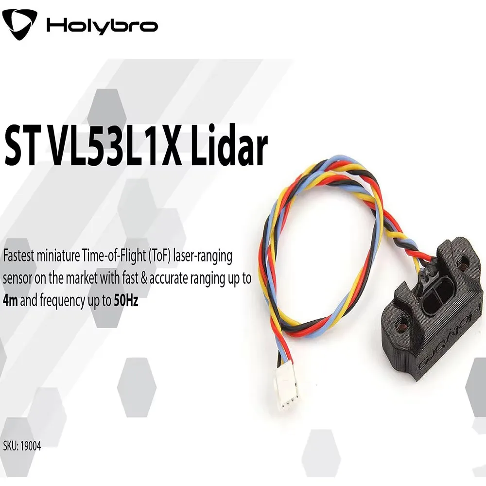 Holybro ST VL53L1X Lidar 50Hz Accurate Ranging Up To 4m for PIXHAWK 4 Flight Controller RC Multirotor Airplanes