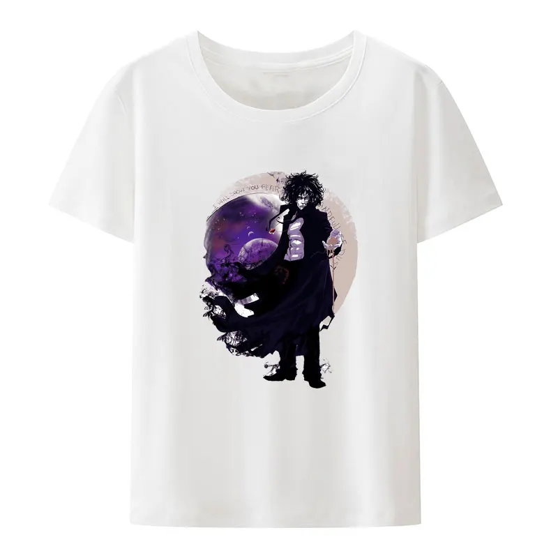 Classic Dream of Endless The Sandman Modal T-Shirt Men Women Short-sleev Black White Print Tee Creative Fashion Casual Tops