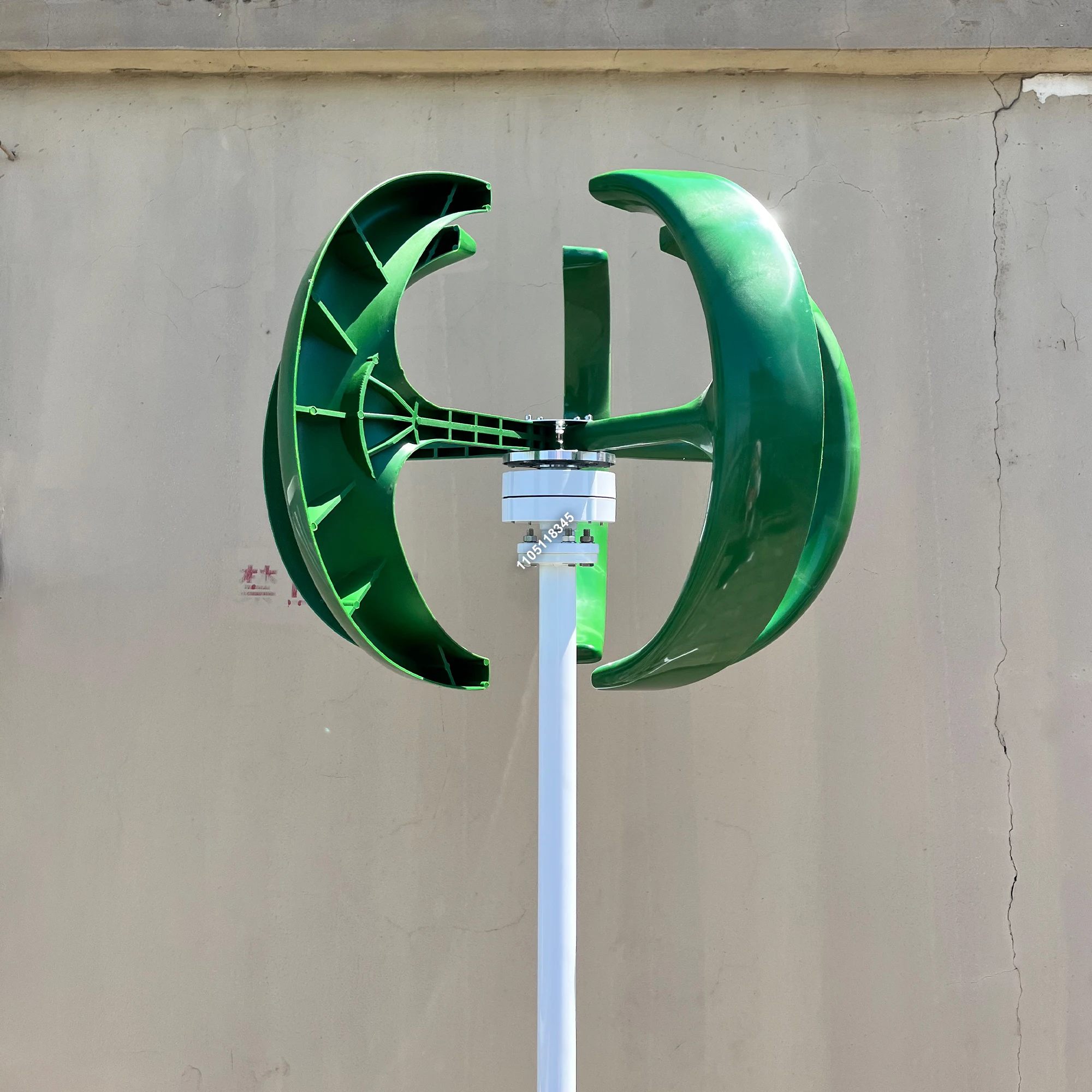 5kW Vertical Axis Wind Turbine Generator AC Output 12V 24V Alternative Energy Generator for Household with Controller Inverter