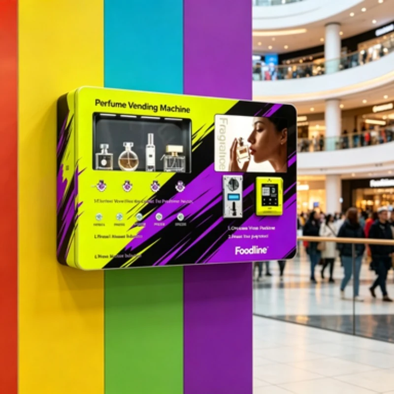 FL  Wall Mounted Fully Automatic Instant Cologne Fragrance Perfume Spraying Vending Machine for Sale