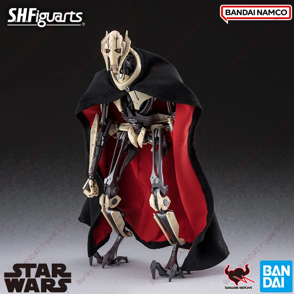 BANDAI In Stock S.H.Figuarts General Grievous (STAR WARS: Revenge of the Sith) Anime Figure Action Figurine Model Toys Gifts view 3