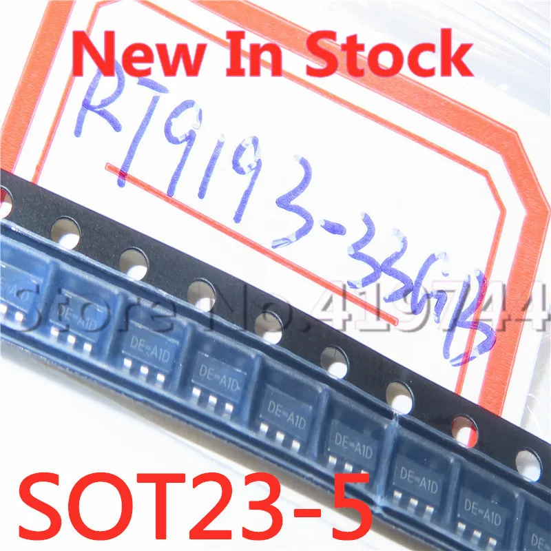 20PCS/LOT Quality 100% RT9193-33GB DE=A1 RT9193  SOT23-5 300MA High Speed CMOS LDO Voltage Regulator IC In Stock New Original