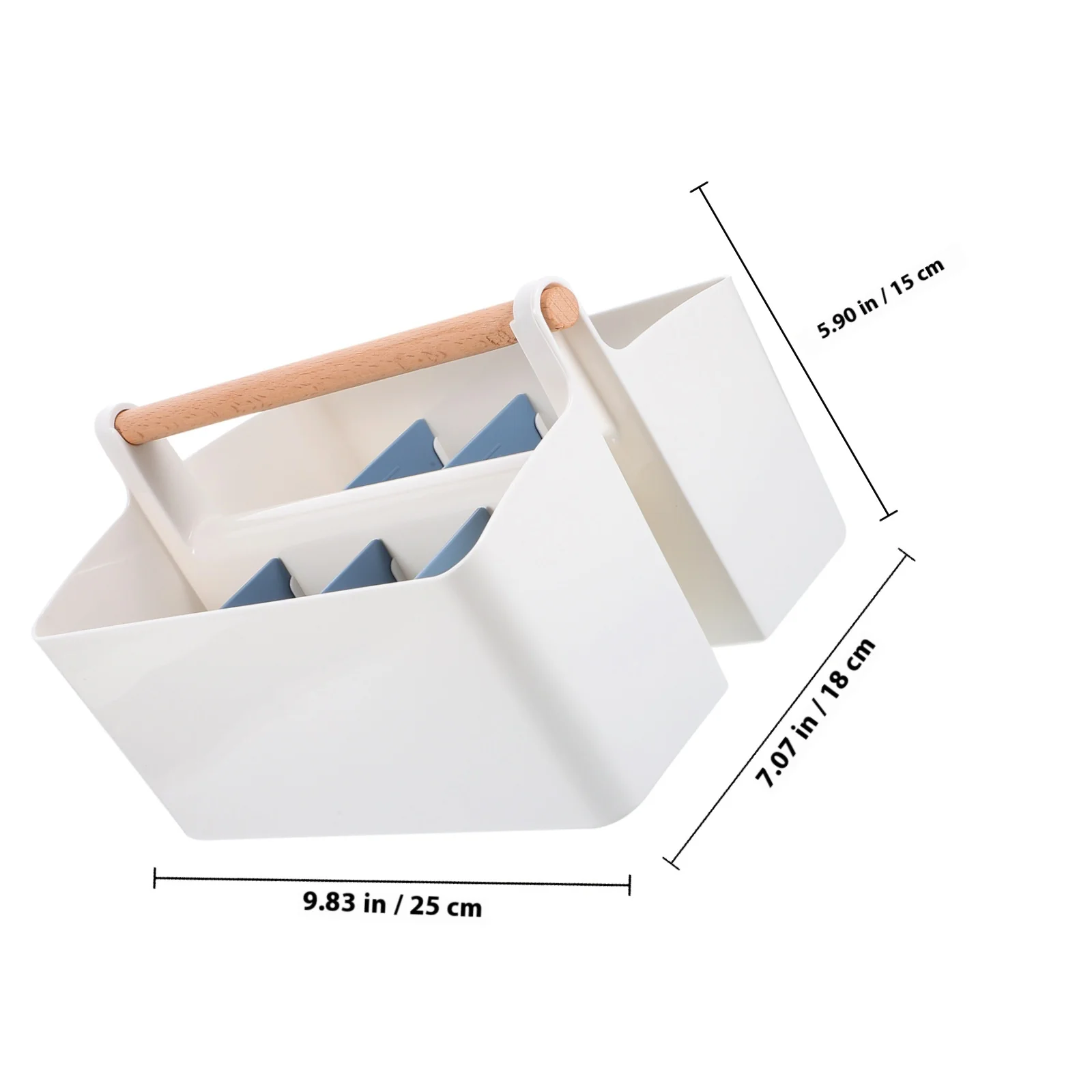 صندوق منظم سطح المكتب متعدد الشبكات لأقلام القرطاسية ومستحضرات التجميل وفرش المكياج وصناعة متقنة وتلميع سلس #2