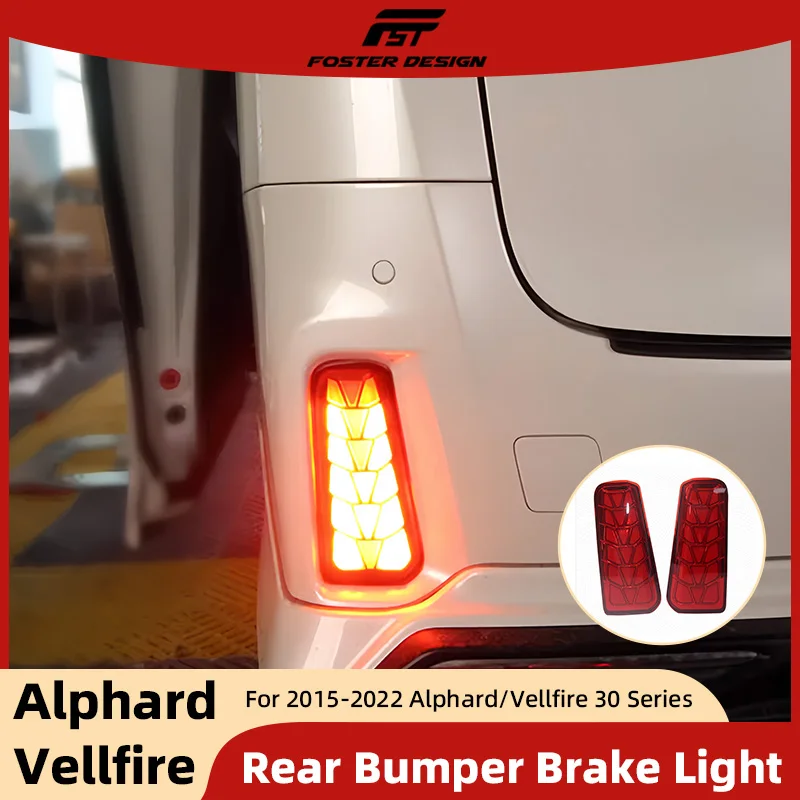 

Задний бампер автомобиля, стоп-сигнал для Alphard Vellfire 30, 35 серии 2015-2022, аксессуары для Toyota