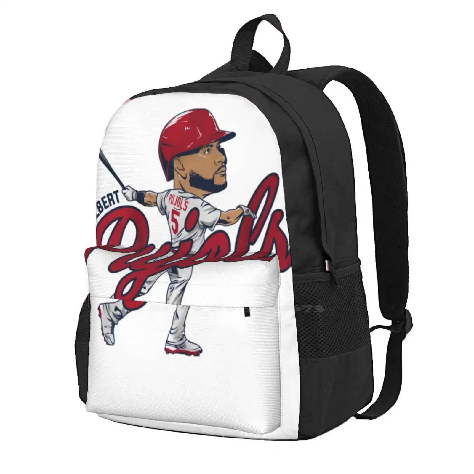 Рюкзаки с карикатурой Альберта пуйола, школьные рюкзаки для девочек-подростков, дорожные сумки, Альберт пуйол, кардинал, Адам, вайнрайт, ядье, Молина