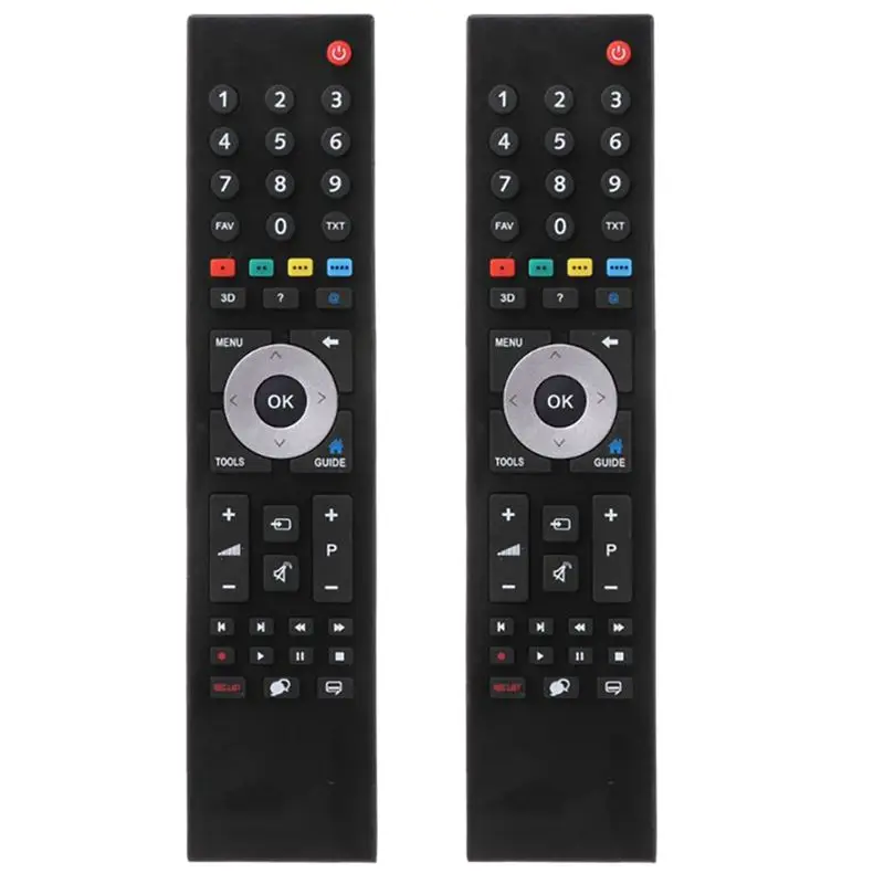 AA08-2X TP7187R Remote Control For GRUNDIG Smart TV Replacement Remote Control TP7187R Black