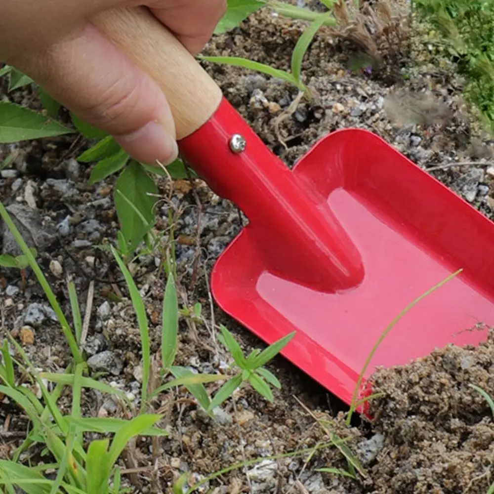 Mit Holzgriff Mini Strand Spielzeug Gabel Schaufel Schaufel Rechen Kinder Garten werkzeug Kelle Garten gerät