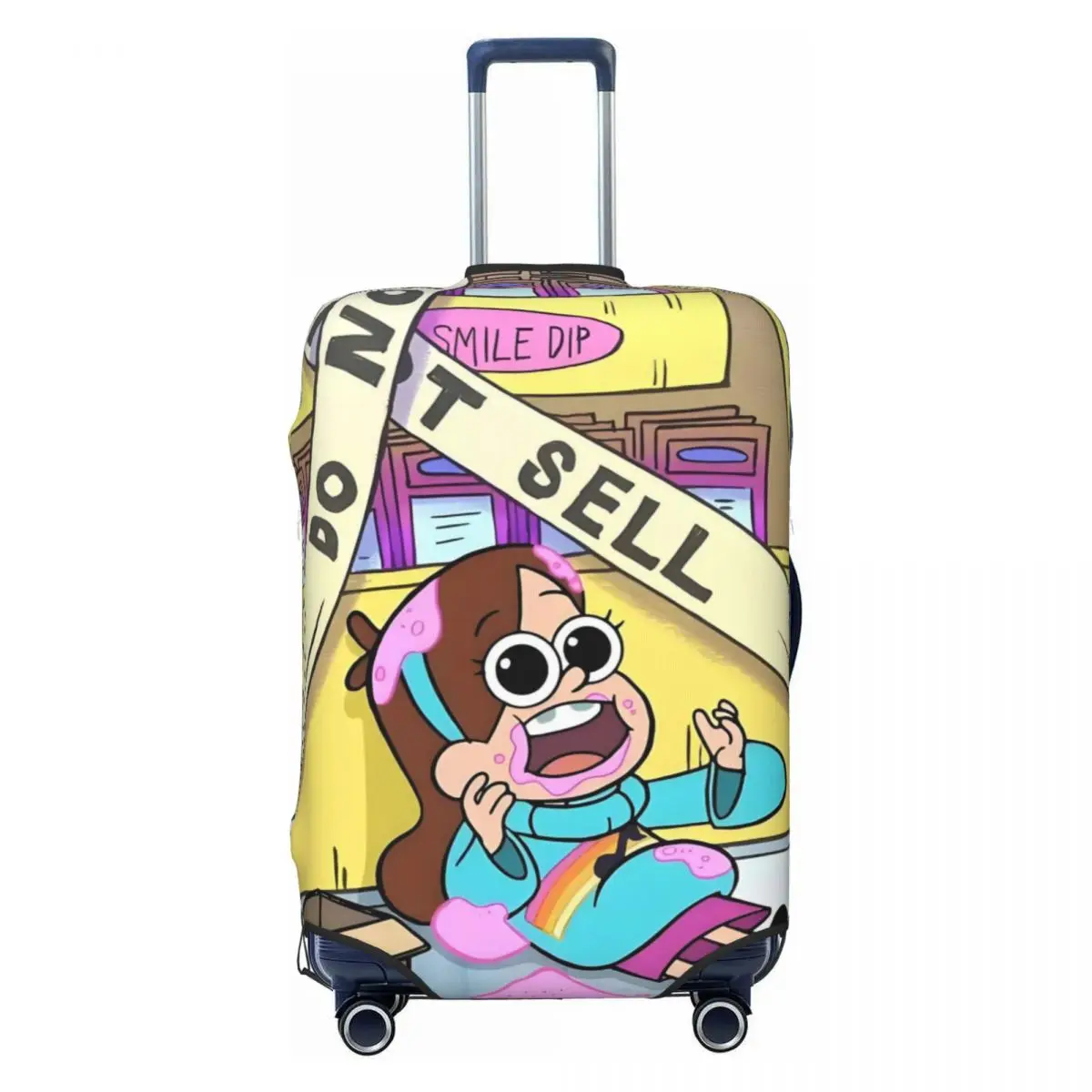 

Custom Custom Funny Anime Gravity Falls Luggage Cover Protector Washable Travel Suitcase Covers