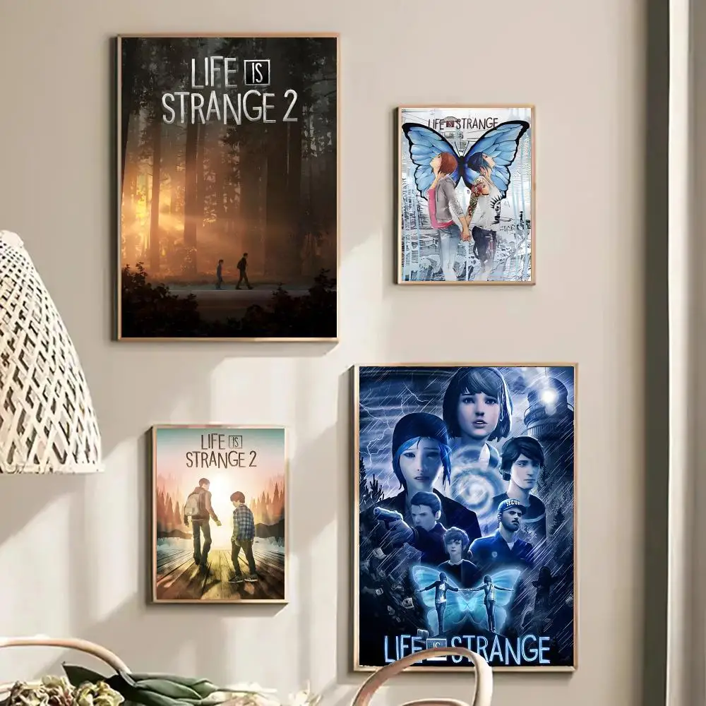 Life is Strange game wall art Poster Self-adhesive Advanced Aesthetic Printing Paper Wall Art for Living Room Home Decor