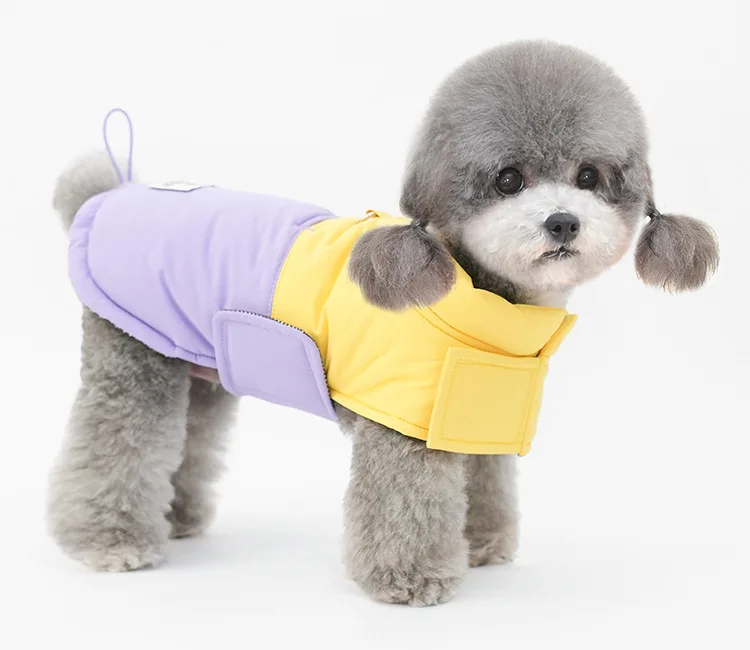 

Pet Cotton Coat Puppy Cotton Coat Warm Dog Clothes Pet Clothes Teddy Pomeranian Yorkshire