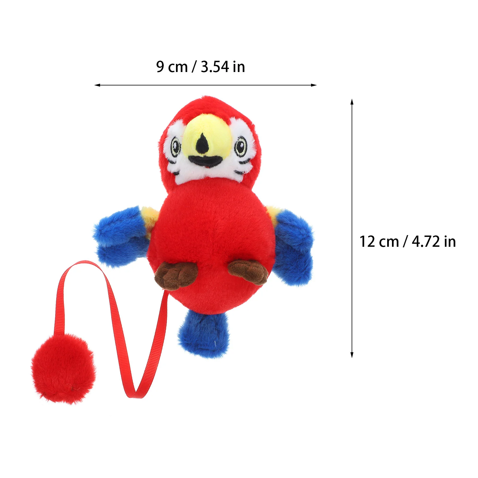 Pirate Role Play Parrot Ornament Simulation Ornaments Toy Kids Cosplay Accessory