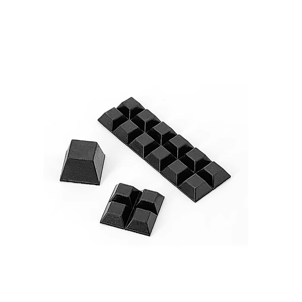 SF Series Mainframe Shell Rubber Foot Pad Furniture Table and Chair Height Increasing Shock Resistant 3M Self-adhesive Foot Pad