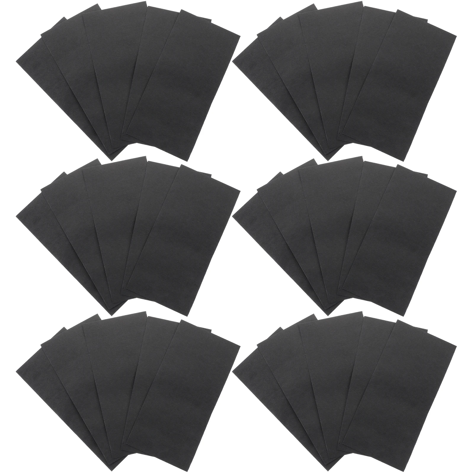 

120pcs Cash Envelope Small Envelopes Coin Budgeting Black Chinese Self Adhesive Paper Envelopes Money Savings Challenge