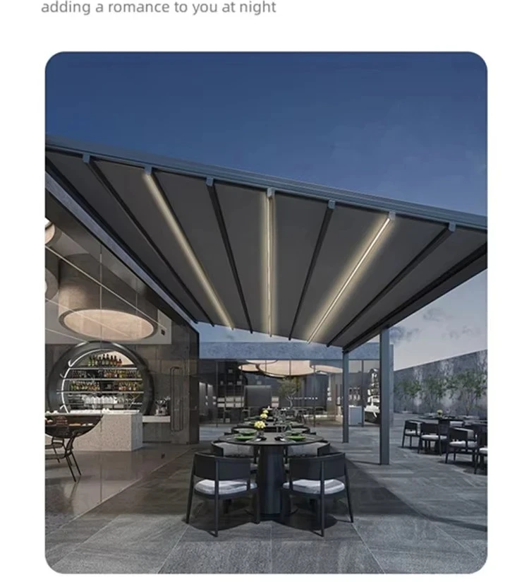 Factory Direct 2026 Retractable Awning Roof for Balcony, Retractable and Electric.