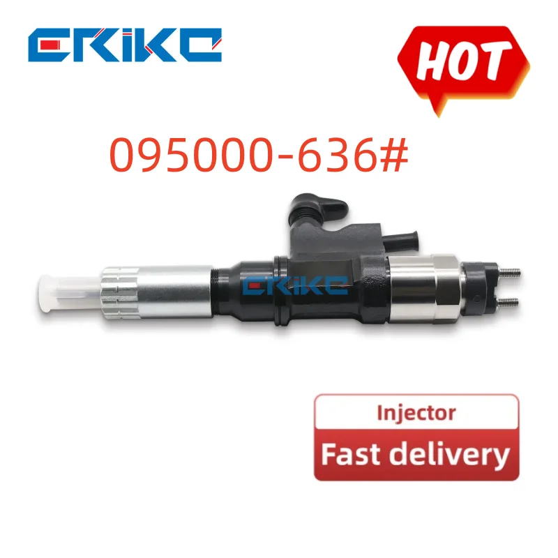 

ERIKC 4PCS 095000-636# Diesel Engine Parts Injector 095000-6360 0950006360 8-97609788-# 8976097882