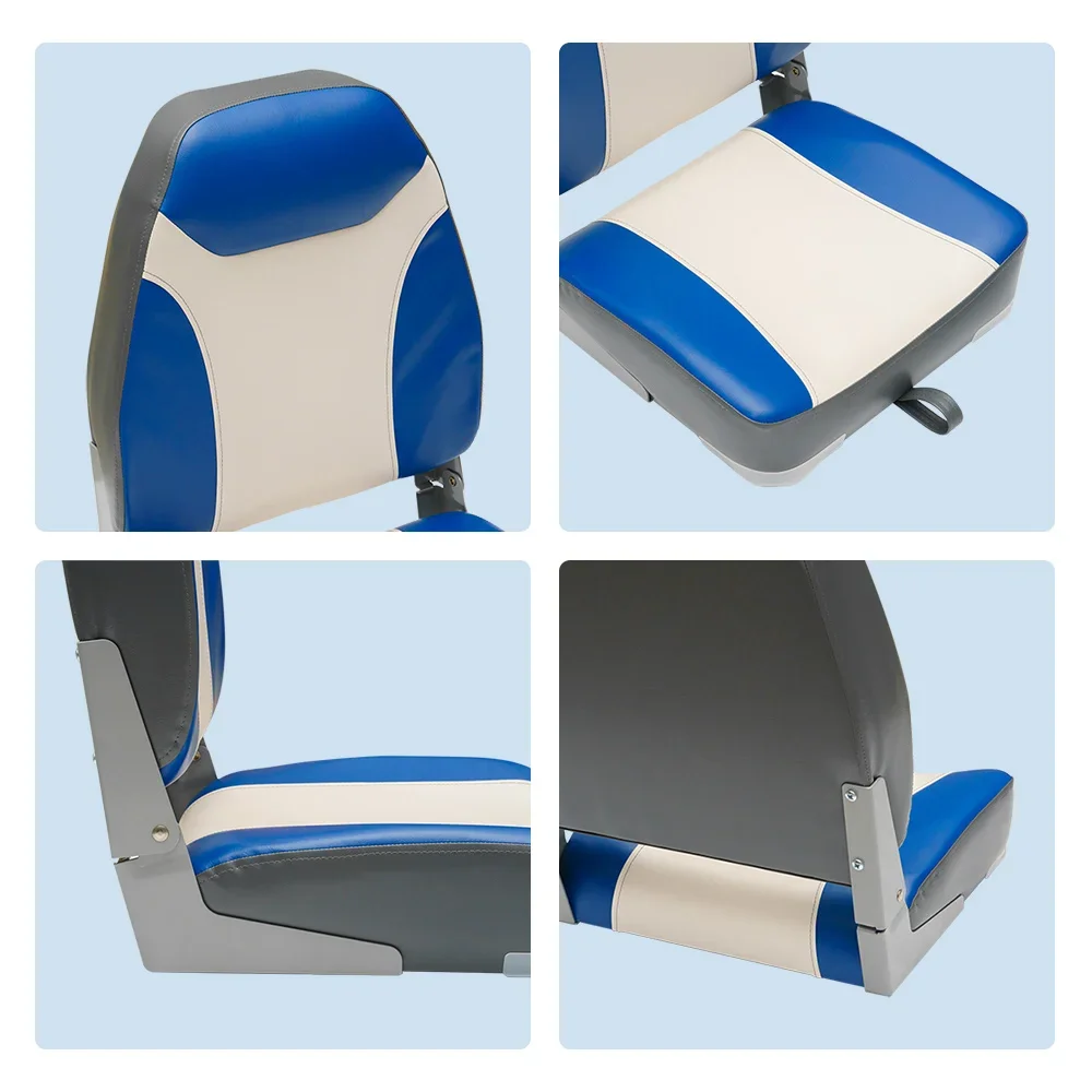 Wholesale Customized High Quality Marine Accessories For Boat High Back Folding Boat Seats