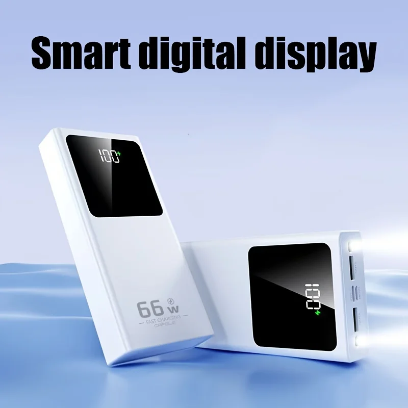 باور بانك 20000 مللي أمبير في الساعة 66 وات شاحن بطارية شحن سريع للغاية لهاتف آيفون 15 وسامسونج باور بانك حزمة بطارية خارجية محمولة #3