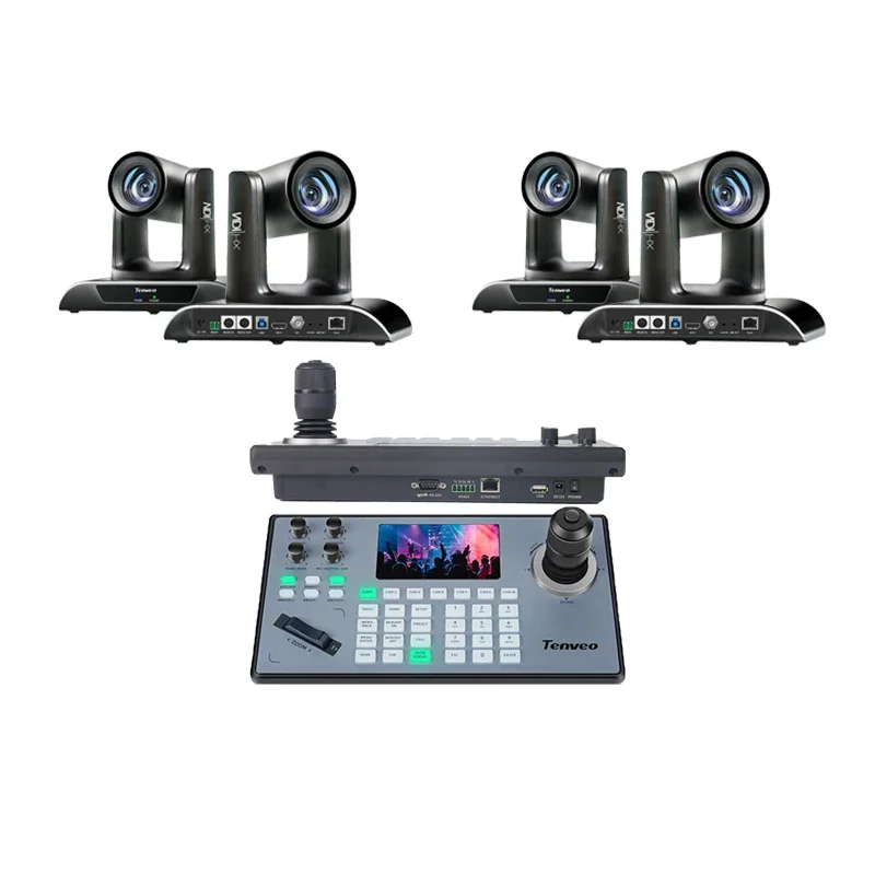 

Video Conference Camera System 20x Zoom Auto Tracking PTZ Conference Camera Joystick Controller For Livestreaming PTZ Camera