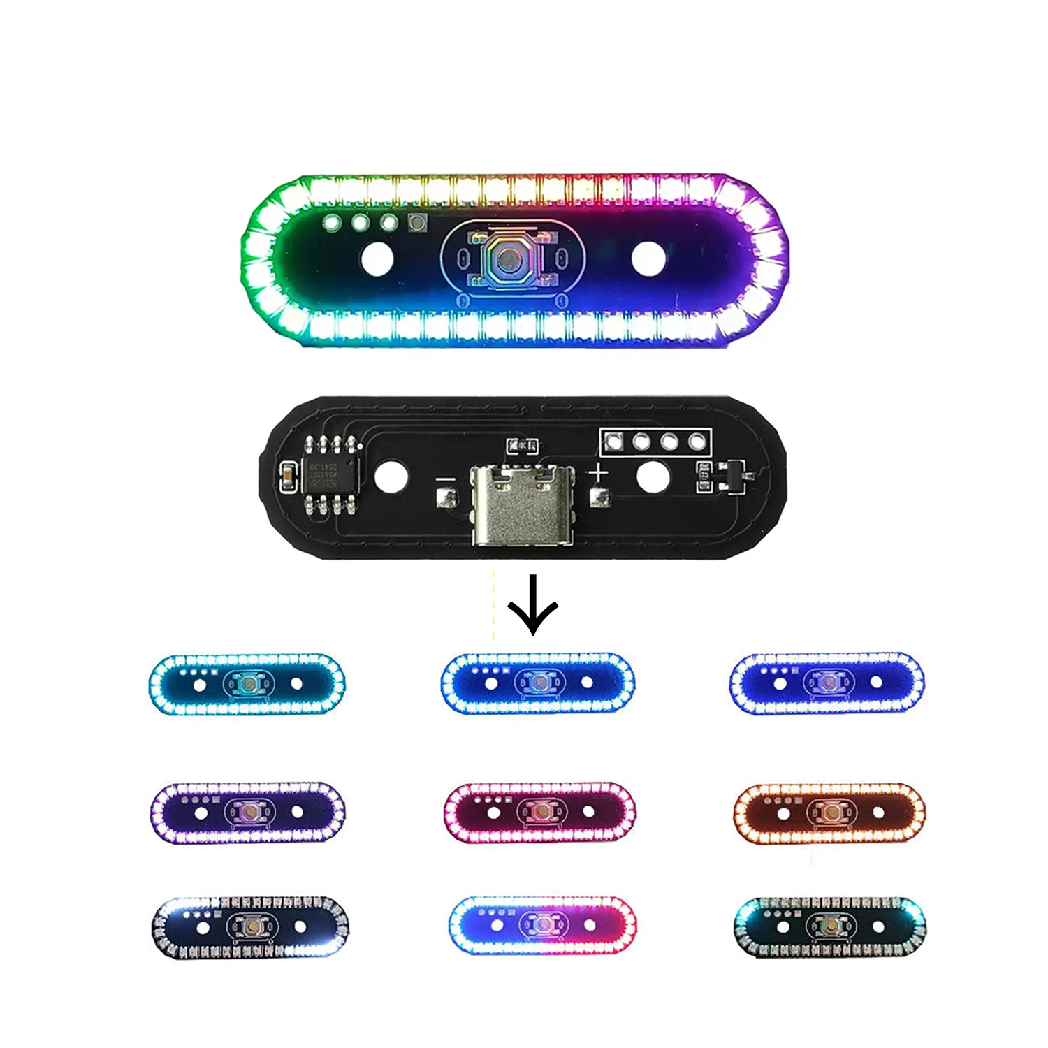 Drone Led Light - 8Mode TYPE-C TailLight Model Flow Light