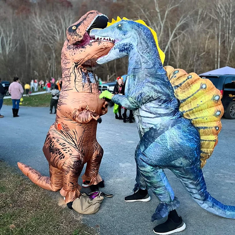 

Spinosaurus Nflatable Costume Adult Dinosaur Inflatable Costume Halloween Dinosaur Jurassic Dinosaur Themed Party Costume