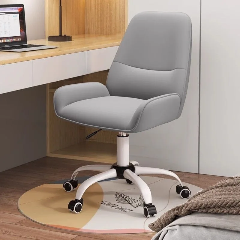 Minimalist Height Adjustable Computer Chair Light Luxury Comfortable Long Sitting Home Office Desk Chair with Backrest Multi-Sce