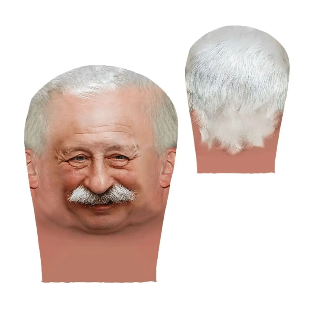 Masque facial 3D à impression double face COS, cagoule pare-soleil, cagoule à capuche, masque de tête amusant pour célébrités