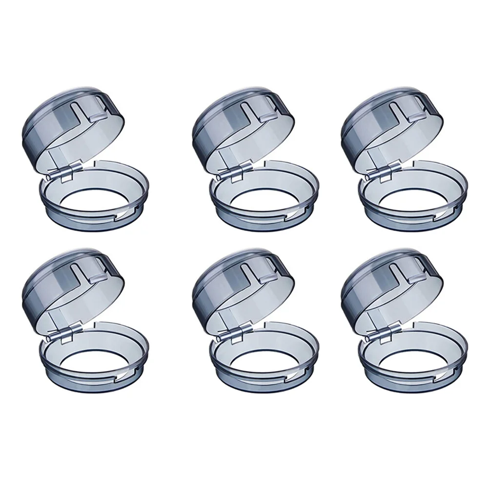 6 Pcs Cover Stove Knob Oven Gas Shield Protection Lock Babish Cookware Home Sheer Button Baby Proof Siding