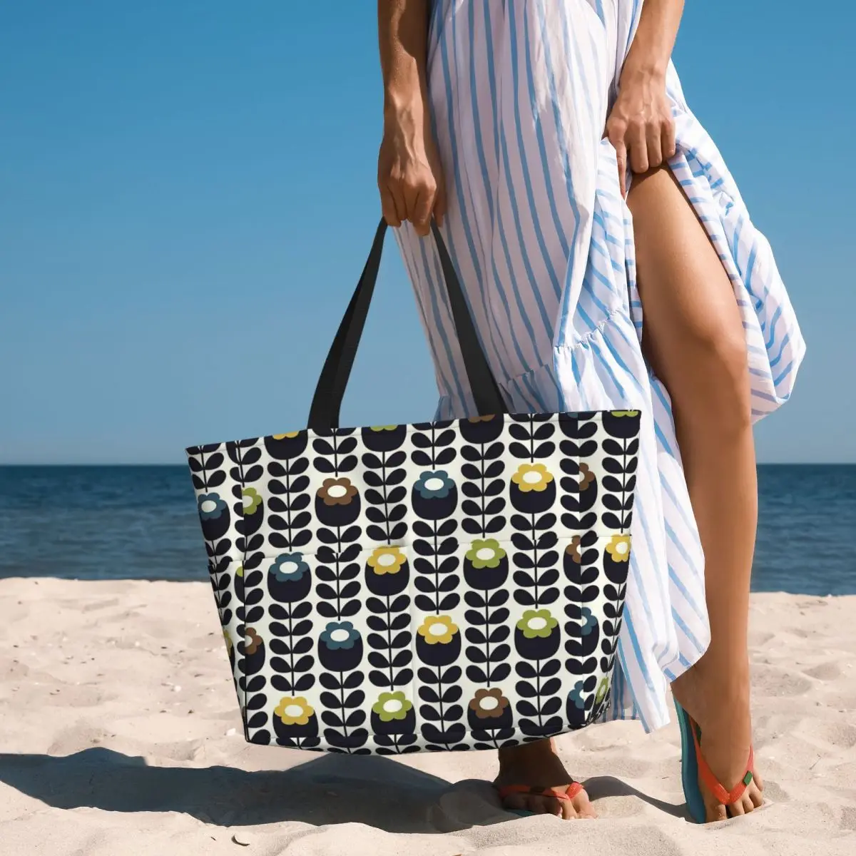 

ORLA KIELY Beach Tote Bag Sport Gym Yoga Duffle Large Tote Bag Women Travel Bag Fitness bag