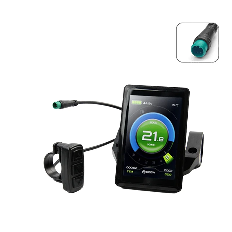 

ABJM-Electric Bicycle Color Display KT TF02S 24V 36V 48V Intelligent Control Panel Display Ebike Kit