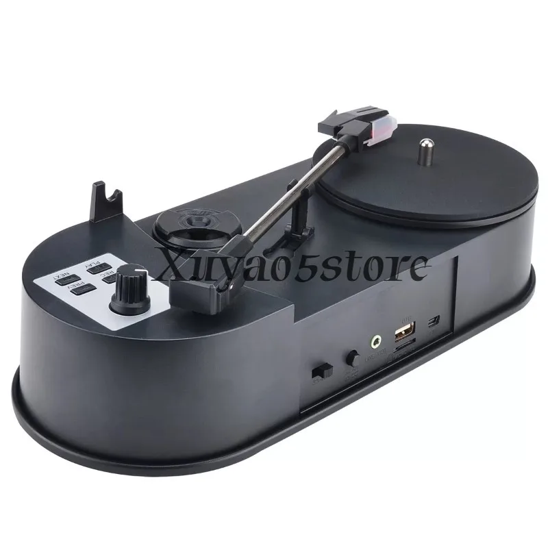 Mini vinyl record player, phonograph, record player, direct U disk MP3 converter, double 33 to 45 to