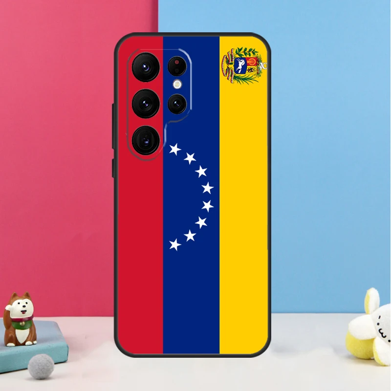 Etui z herbem wenezuela do Samsung Galaxy S22 S23 Ultra S9 S10 Plus Note 10 20 Ultra S20 S21 FE miękka okładka