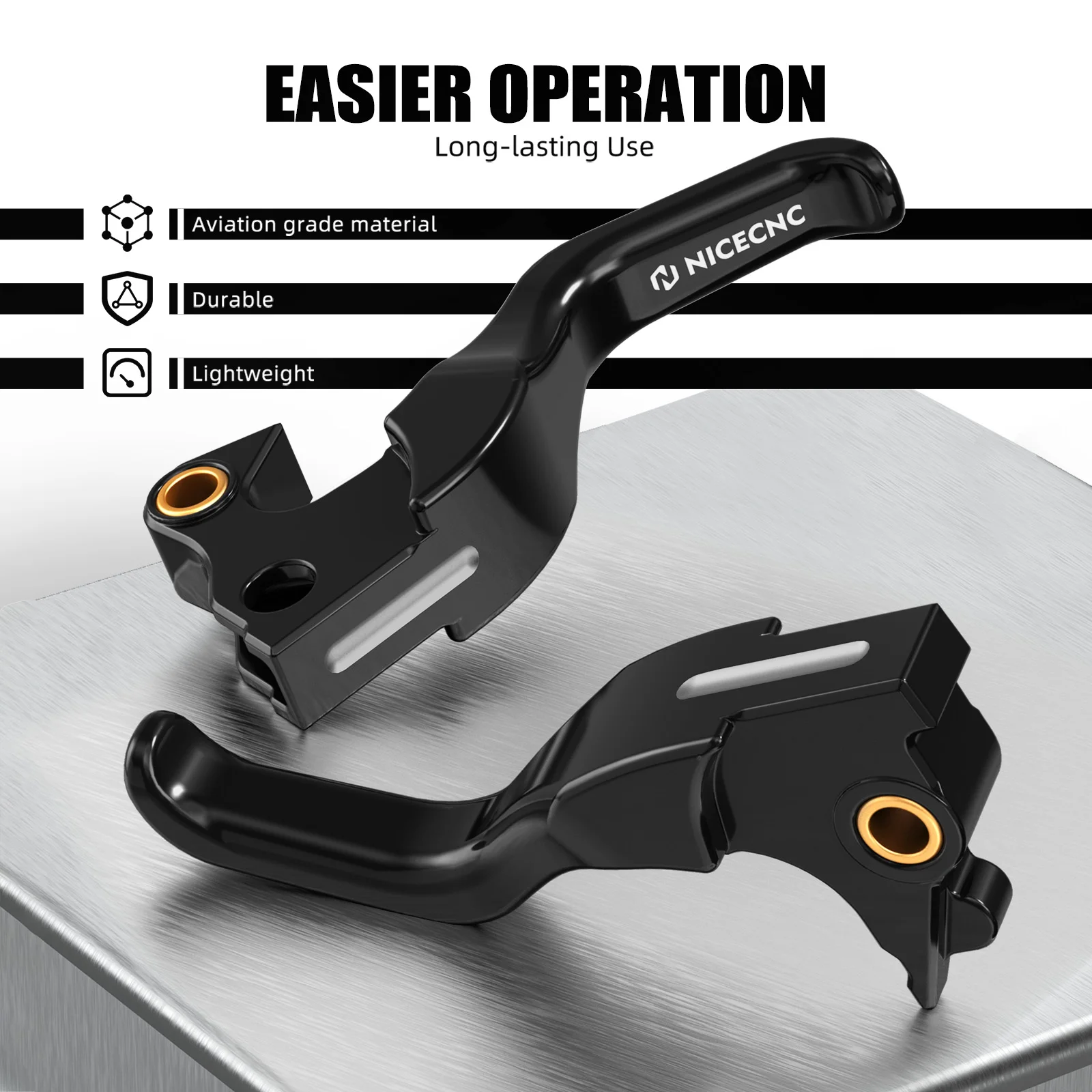 Für Harley Sportster 883 Super Low XL883L 2014–2020 kurze Bremskupplungshebel Sportster 1200 Custom XL1200C XL883N XL1200NS – Detail 5