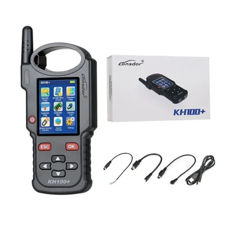 Lonsdor KH100 + مبرمج المفاتيح عن بعد KH100 مبرمج مفتاح السيارة التلقائي رقاقة الجيل KH100 Plus رقاقة محاكاة ل 4D 46 48