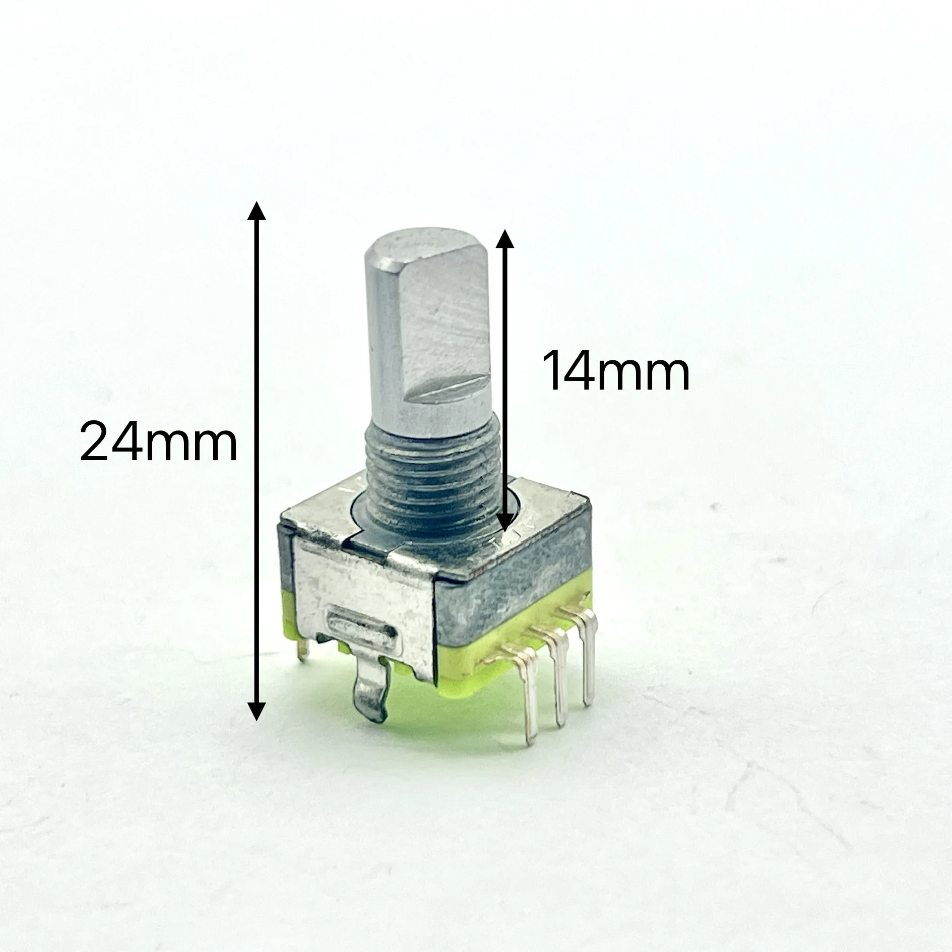 3 pcs LJV EC11 encoder without push switch 5 pins, shaft length 14mm, 20 detents
