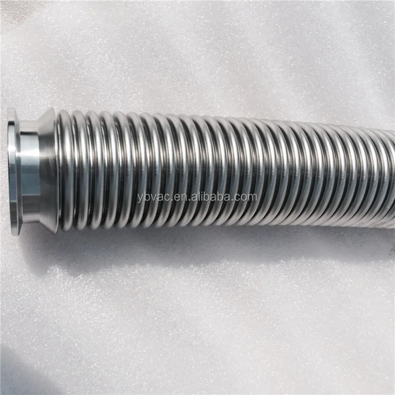 KF Parede Grossa de Aço Inoxidável Peça Única Fole a Vácuo Pedido Mínimo 1 Peça