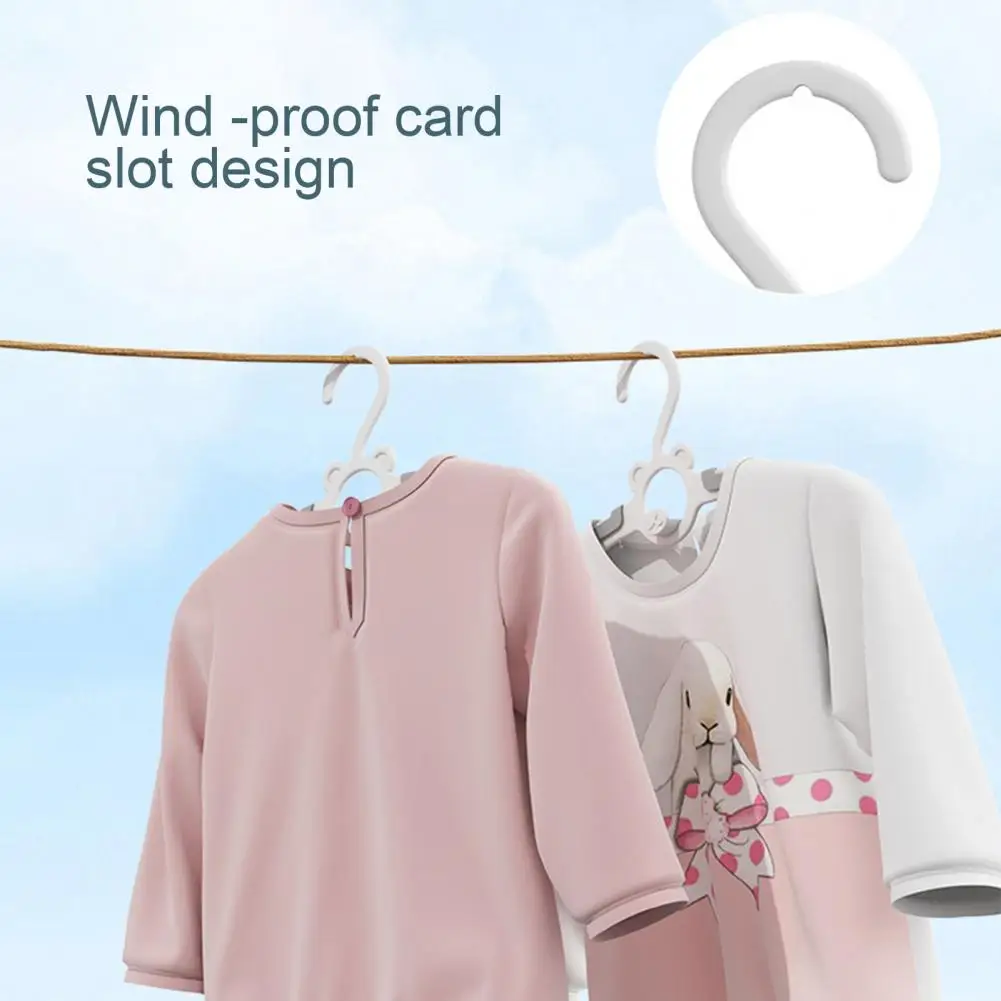 Slim Hangers for Baby Closet Space-saving Newborn Hanger Thin Non-slip Children Clothes Hangers Space-saving Pant for Newborns